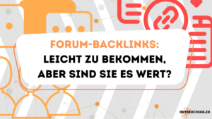 Thumbnail: Forum-Backlinks Leicht zu bekommen, aber sind sie es wert