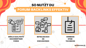 So nutzt du Forum-Backlinks effektiv